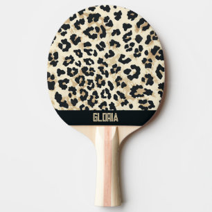 Pala De Ping Pong Patrón Leopard