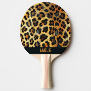 Pala De Ping Pong Patrón Leopard