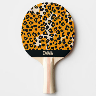 Pala De Ping Pong Patrón Leopard