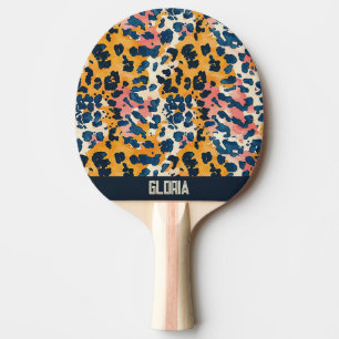 Pala De Ping Pong Patrón Leopard