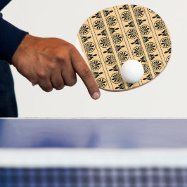 Pala De Ping Pong Patrón Mediterráneo Árabe Griego Marrón