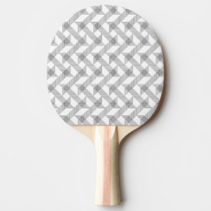Pala De Ping Pong Patrón moderno, simple, fresco, urbano de la línea
