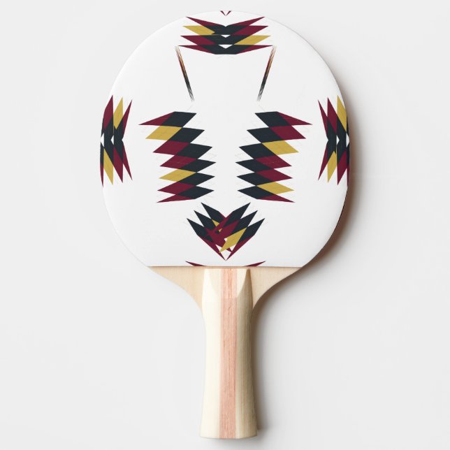 Pala De Ping Pong Patrón nativo del suroeste (Anverso)