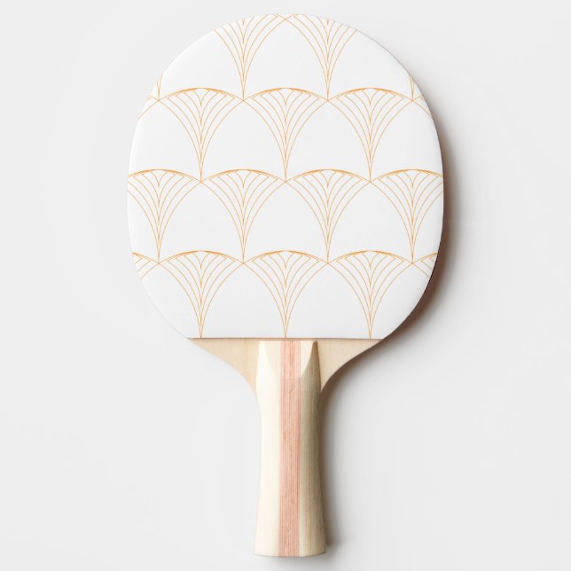Pala De Ping Pong Patrón tradicional lujoso y elegante (Anverso)