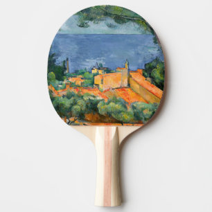 Pala De Ping Pong Paul Cezanne - Estaque con techos rojos