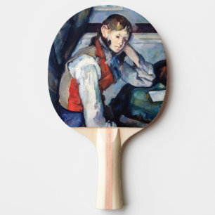 Pala De Ping Pong Paul Cezanne - Niño en el chaleco rojo