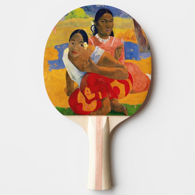 Pala De Ping Pong Paul Gauguin - ¿Cuándo Te Casarás? (Anverso)