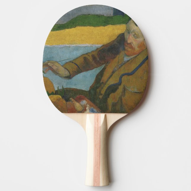 Pala De Ping Pong Paul Gauguin Vincent van Gogh pintando girasoles (Anverso)