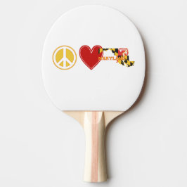 Pala De Ping Pong Paz, amor Maryland
