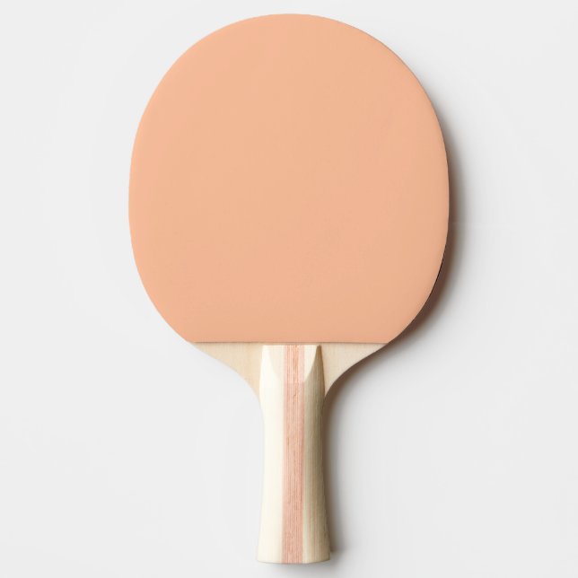 Pala De Ping Pong Peach Fuzz Es Hermoso Y Deseable (Anverso)