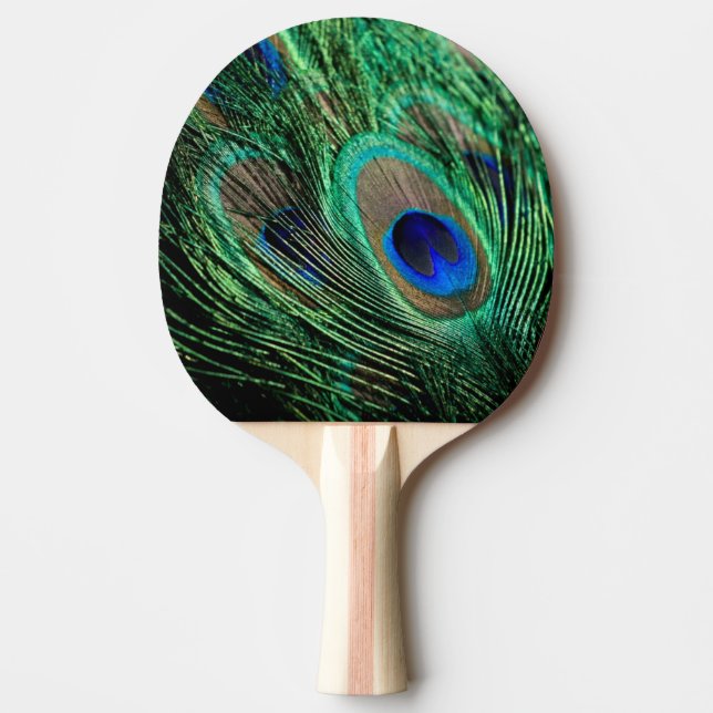 Pala De Ping Pong Peacock Feather Lucky (Anverso)