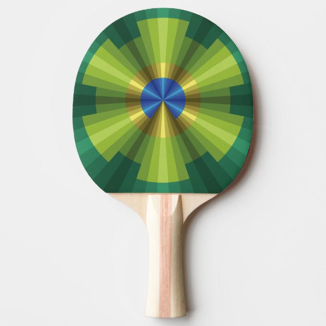Pala De Ping Pong Peacock Illusion Ping Pong Paddle (Anverso)