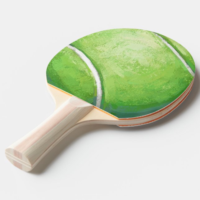 Pala De Ping Pong Pelota de tenis (Ángulo trasero)