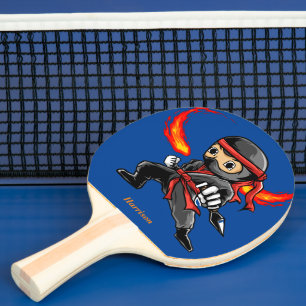 Pala De Ping Pong Pequeño Ninja Ping Pong Paddle personalizado