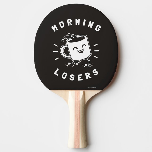 Pala De Ping Pong Perdedores de la Mañana (Anverso)