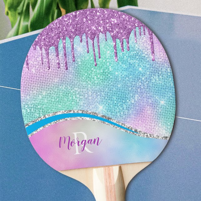 Pala De Ping Pong Perforaciones de Purpurina púrpura, irlandeses, no (Subido por el creador)
