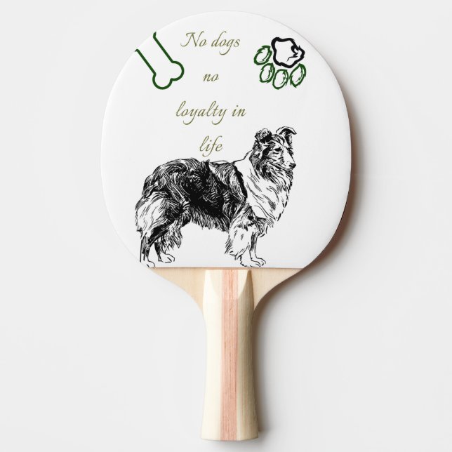 Pala De Ping Pong Perro (Anverso)