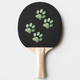 Pala De Ping Pong Perro de amigos brillante verde