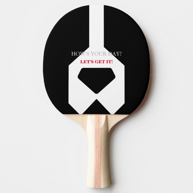 Pala De Ping Pong Perro de montaña (Anverso)