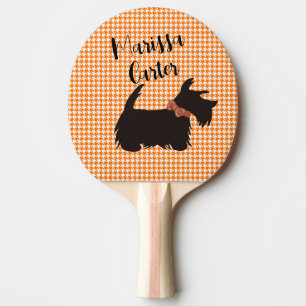 Pala De Ping Pong Perro escocés Ping pong paddle, paleta personaliza