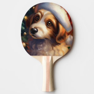 Pala De Ping Pong Perro navidad (2)
