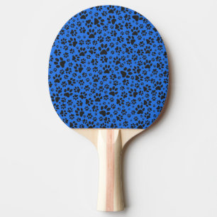 Pala De Ping Pong Perro Paws Black & White Polka Dot (Punto de polka