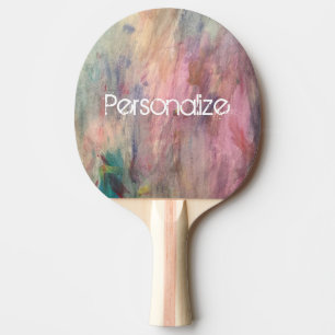 Pala De Ping Pong Personalice este lío abstracto de la acuarela