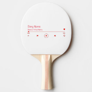 Pala De Ping Pong Personaliza Tu Música Favorita