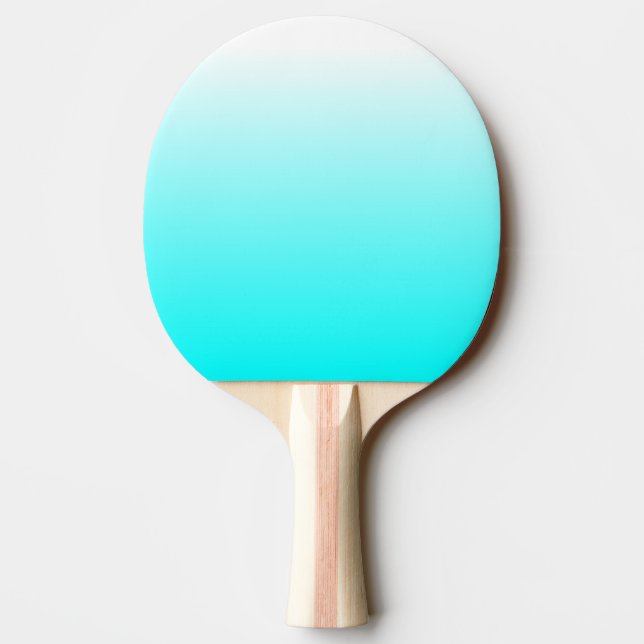Pala De Ping Pong Personalizable Aqua Ombre (Reverso)