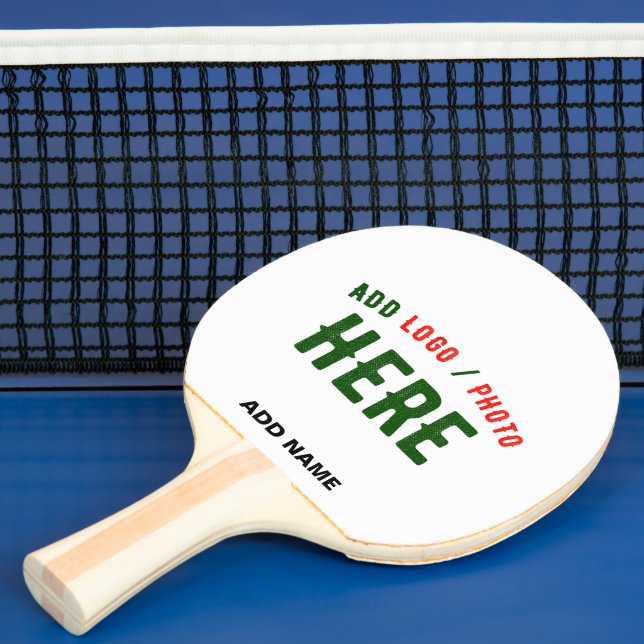 PALA DE PING PONG PERSONALIZABLE MODERNO ESTILO BLANCO VERIFICADO MA (in situ)