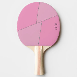 Pala De Ping Pong Personalización de dos pádel rosado de ping-pong