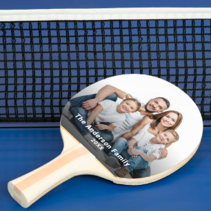 Pala De Ping Pong Personalización de la foto familiar de personaliza