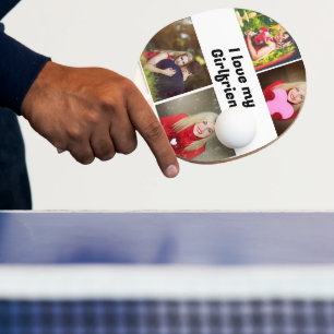 Pala De Ping Pong Personalizado Amo a mi novia 4 foto
