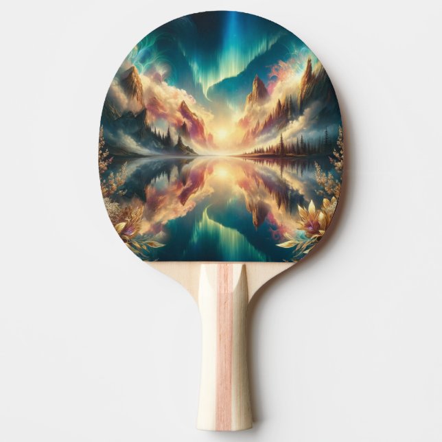 Pala De Ping Pong Personalizado Art Ping Pong Paddle Design (Anverso)
