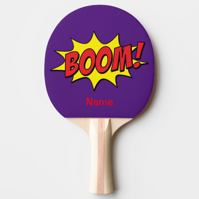 Pala De Ping Pong Personalizado Boom Thunder_Cove (Anverso)