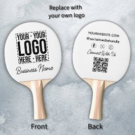 Pala De Ping Pong Personalizado Business Logo Empresa Corporativa Gu