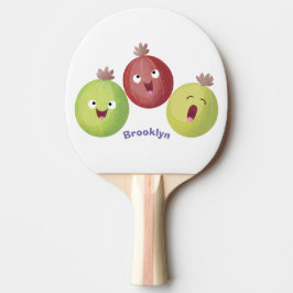 Pala De Ping Pong Personalizado cantante de trío de gooseberry