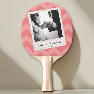 Pala De Ping Pong Personalizado de fotograma retro fotográfico de In