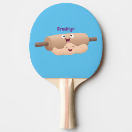 Pala De Ping Pong Personalizado de horneado de rodillos y pasta de m