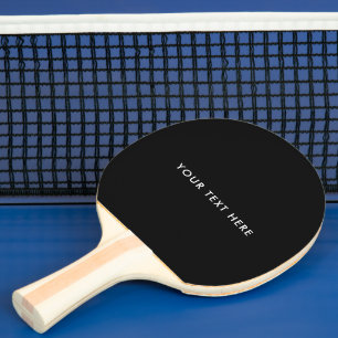 Pala De Ping Pong Personalizado de la plantilla de texto o nombre mo