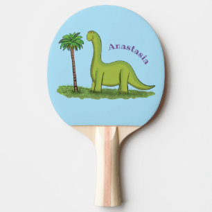 Pala De Ping Pong Personalizado de los dinosaurios de brontosauro ve