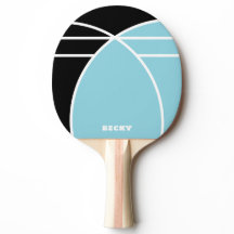Personalizado de negro y azul pastel