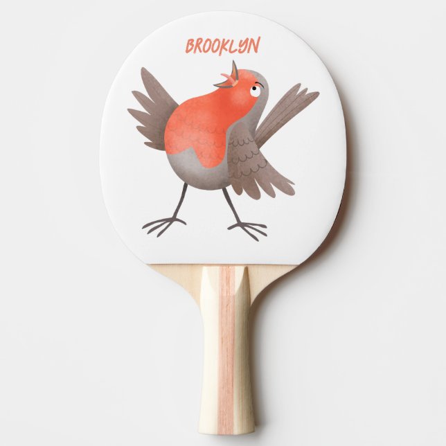 Pala De Ping Pong Personalizado de pájaro de burro canto (Anverso)