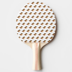 Pala De Ping Pong Personalizado de pájaro de Sparrow