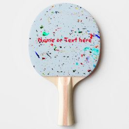 Pala De Ping Pong Personalizado de pintura abstracta
