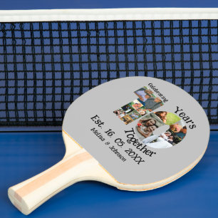 Pala De Ping Pong Personalizado décimo aniversario del boda 11 colla