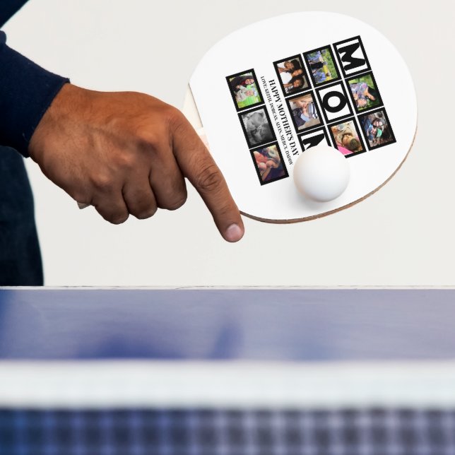 Pala De Ping Pong Personalizado elegante Feliz Día de la Madre 9 Col (in situ)