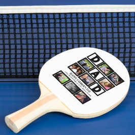 Pala De Ping Pong Personalizado elegante Feliz Día de los Padres 9 C