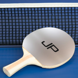 Pala De Ping Pong Personalizado Elegante Monograma Plantilla Glamour