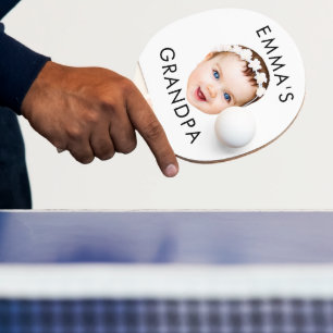 Pala De Ping Pong Personalizado Foto Face Mamá Abuela Abuela Cumplea